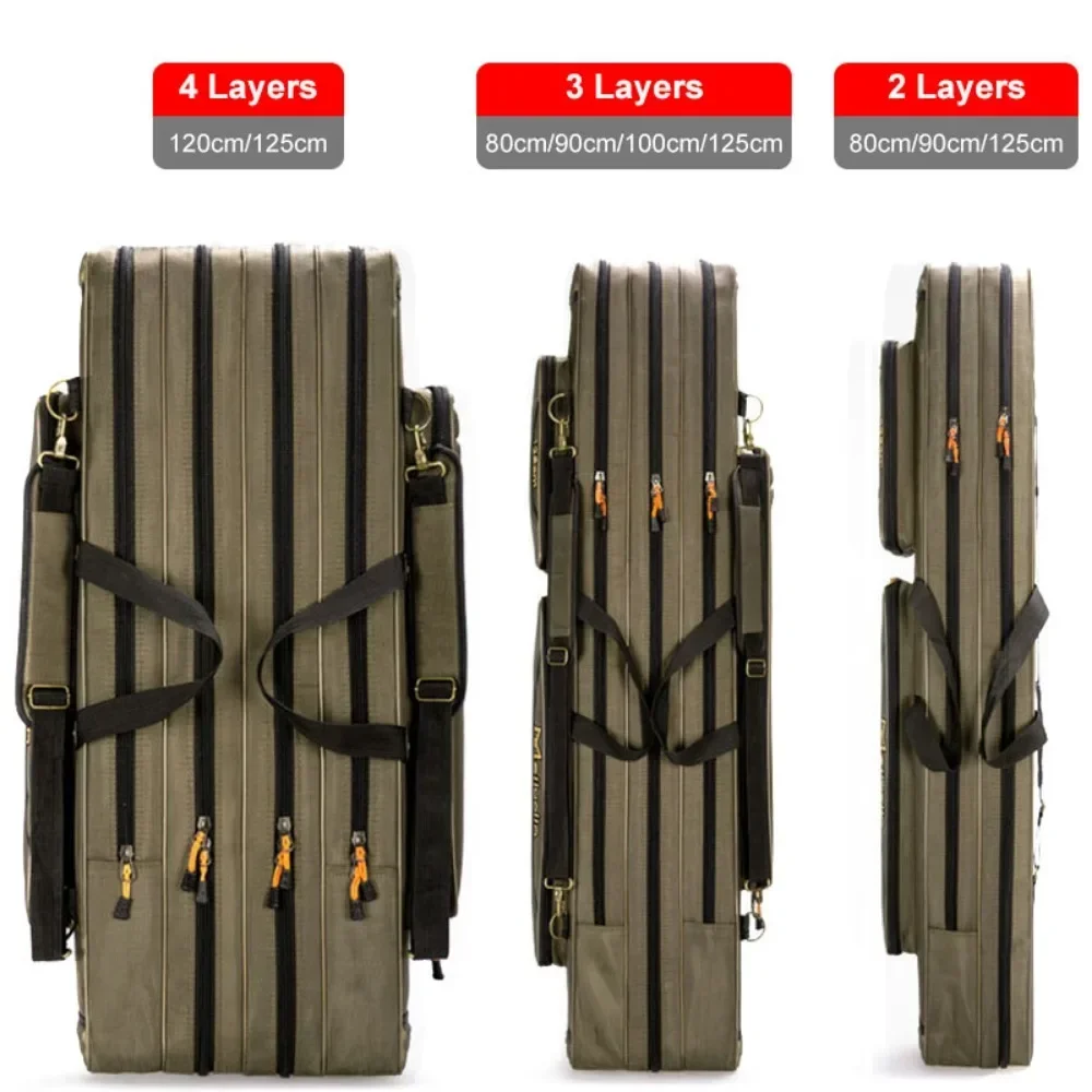 Reel Cover - KK-Layer 80/100CM Fishing Bag Multifunctional Fishing